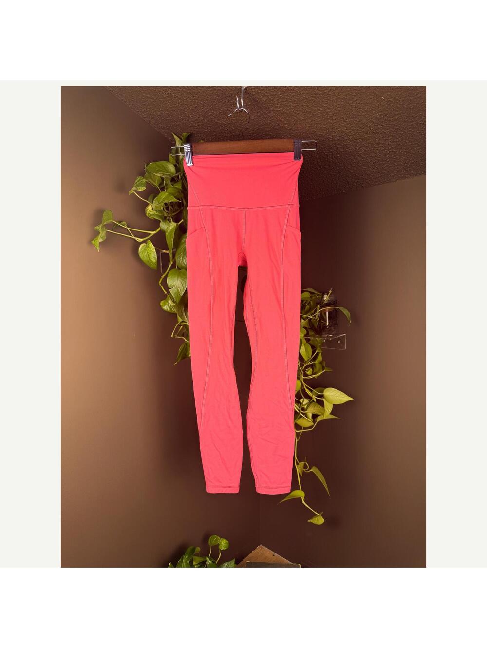 lululemon Align High-Rise Pockets 25 Leggings Hot Pink Size 0